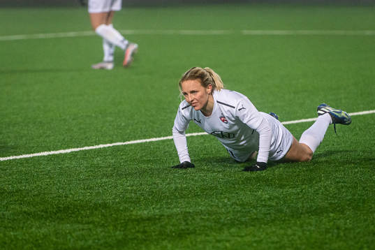 Mimmi Larsson of Rosengård looks dejected