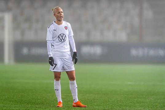 Caroline Seger of Rosengård looks dejected