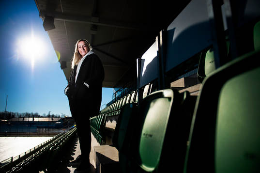 Kristianstads tränare Elísabet Gunnarsdóttir