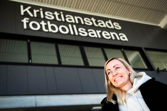 Kristianstads tränare Elísabet Gunnarsdóttir