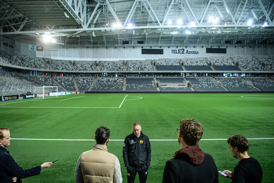 Hammarbys tränare Stefan Billborn