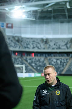 Hammarbys tränare Stefan Billborn