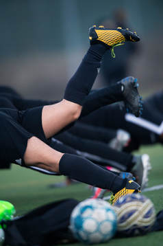 IFK Hässleholms pojkar födda 2007 tränar på