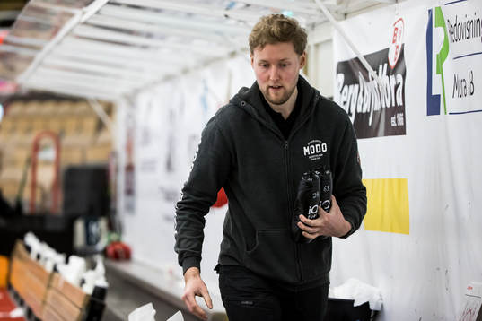 Modos materialförvaltare Robin Forssén