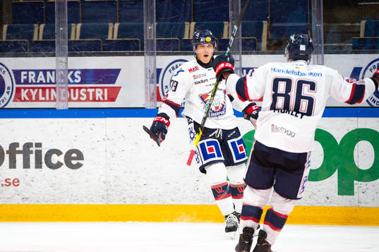 Linköpings Patrik Lundh jublar