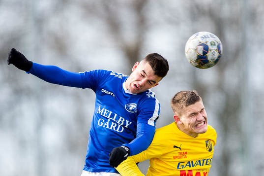 Trelleborgs Haris Brkic och Löddes Albin Asklund