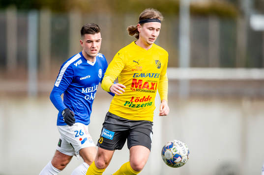 Löddes Jesper Edlund mot Trelleborgs Haris Brkic