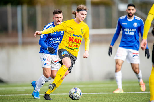 Löddes Jesper Edlund mot Trelleborgs Haris Brkic