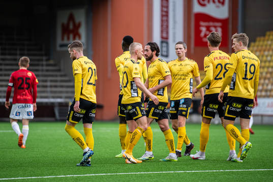 Elfsborgs spelare jublar