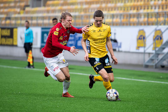Falkenbergs Melker Nilsson och Elfsborgs André Rømer