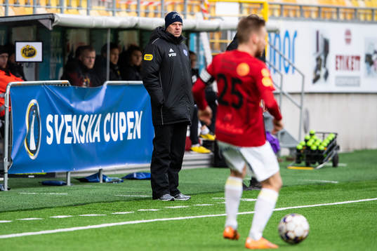 Falkenbergs tränare Hans Eklund