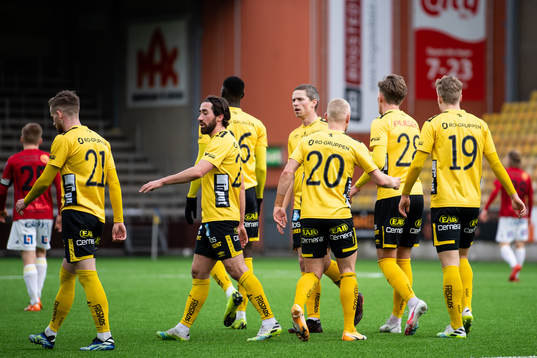 Elfsborgs spelare jublar