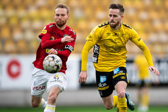 Falkenbergs Tobias Englund och Elfsborgs Rasmus Alm