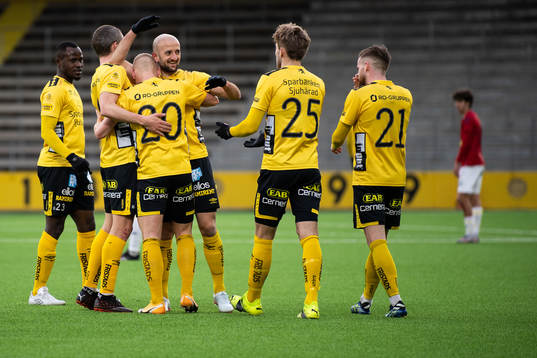 Elfsborgs spelare jublar