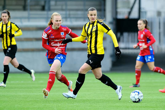 Vittsjös Ebba Wieder och Häckens Milica Mijatović
