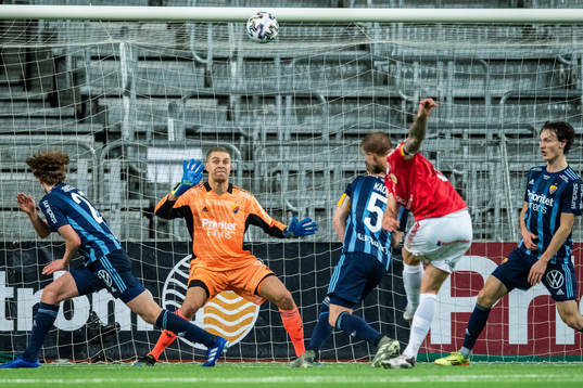 Djurgårdens målvakt Aleksandr Vasyutin