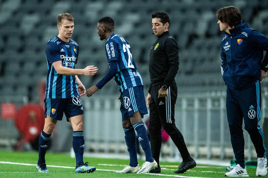 Djurgårdens Elias Andersson byts ut mot Mattias Mitku