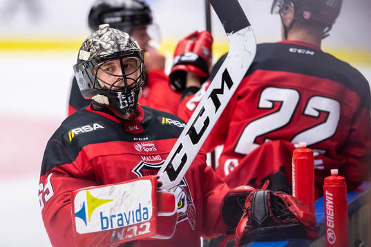 Malmö Redhawks målvakt Oscar Alsenfelt