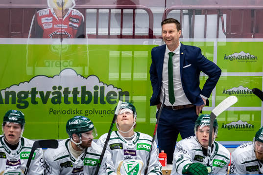 Färjestads tränare Johan Pennerborn