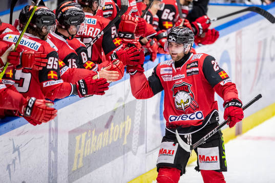 Malmö Redhawks Ponthus Westerholm  jublar