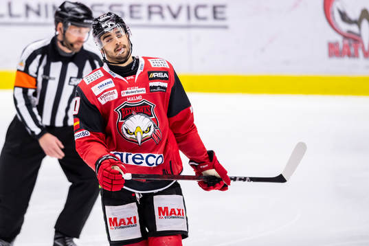 Malmö Redhawks Joseph Veleno deppar