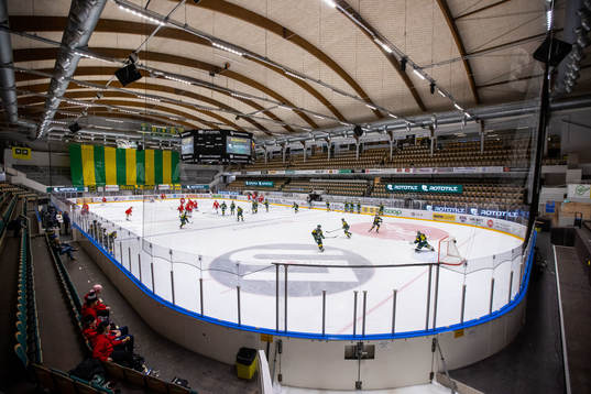 Interiör av A3 arena