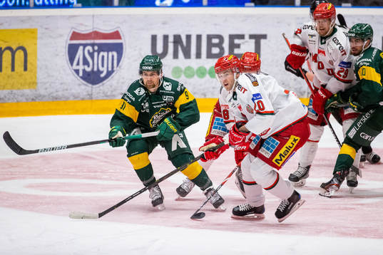 Björklövens Justin Crandall och Modos Markus Persson