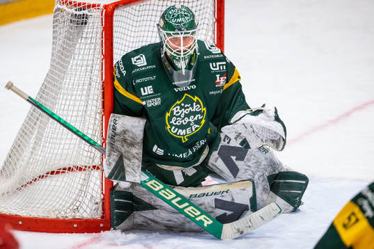 Björklövens målvakt Isak Mantler