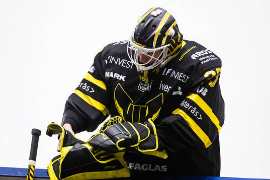 Västerås målvakt Emil Kruse
