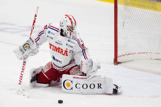 Timrås målvakt Jacob Johansson