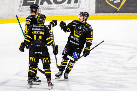 Västerås Simon Edvinsson, Sam Marklund och Filip Karlsson