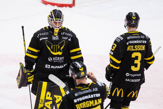 Västerås målvakt Jesper Myrenberg deppar
