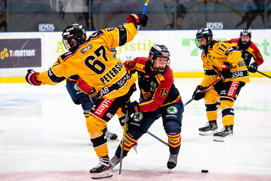 Luleås Linn Peterson och Djurgårdens Lova Blom