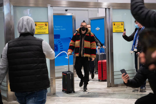 IFK Göteborgs nyförvärv Marek Hamsik anländer