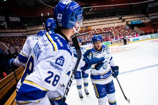Leksands Fredrik Forsberg jublar