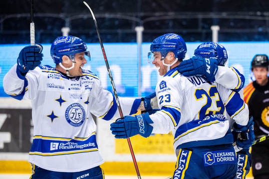 Leksands Mirco Müller jublar
