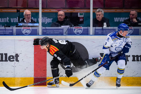 Brynäs Shane Harper och Leksands Patrik Zackrisson