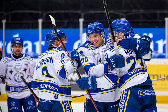 Leksands Mirco Müller jublar