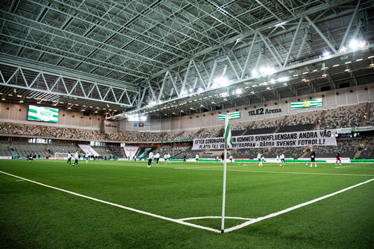 Interiör över Tele2 Arena
