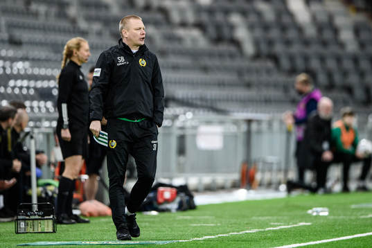 Hammarbys tränare Stefan Billborn
