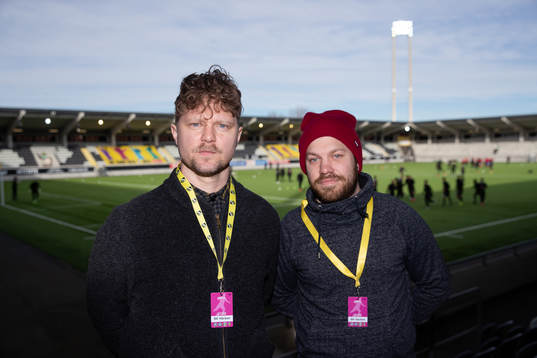 Christopher Justesen Berg och Jonas Henriksson från En