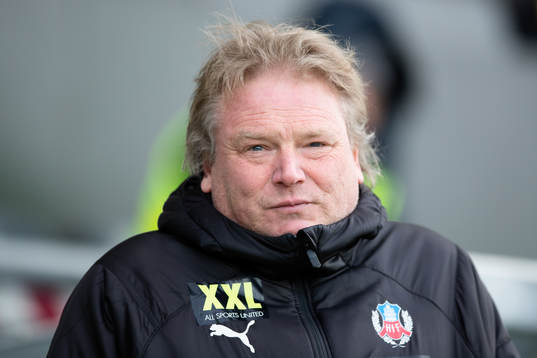 Helsingborgs tränare Jörgen Lennartsson innan