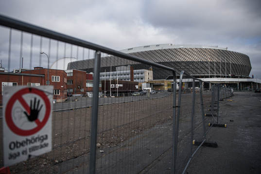 Exteriör av Tele2 Arena
