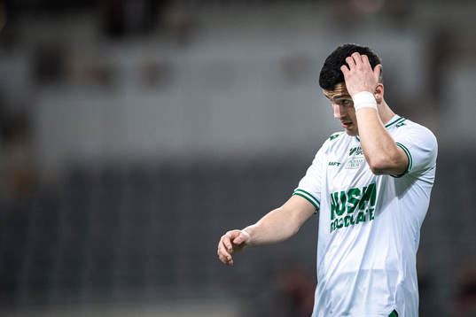 Hammarbys Astrit Selmani deppar