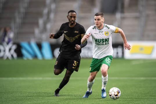 s Henok Goitom och Hammarbys Jeppe Andersen