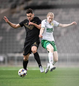 s Sotirios Papagiannopoulos och Hammarbys Gustav Ludwigson