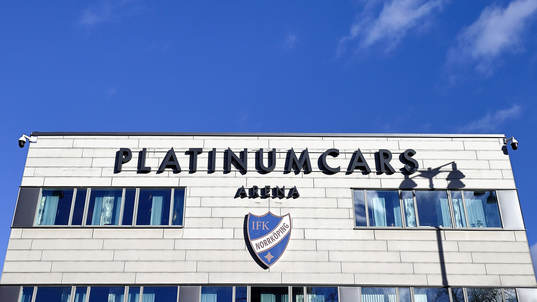 Platinumcars Arena före fotbollsmatchen i Svenska Cupen