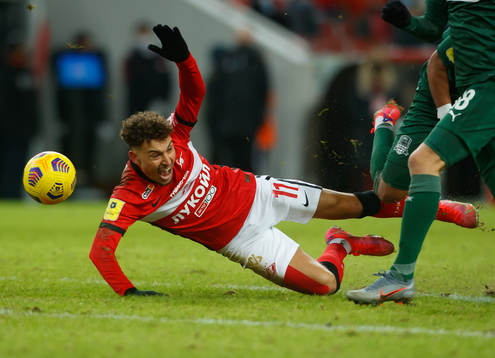 Bläddra bland fler bilder av Football, Russian Premier League, Spartak Moscow - Krasnodar