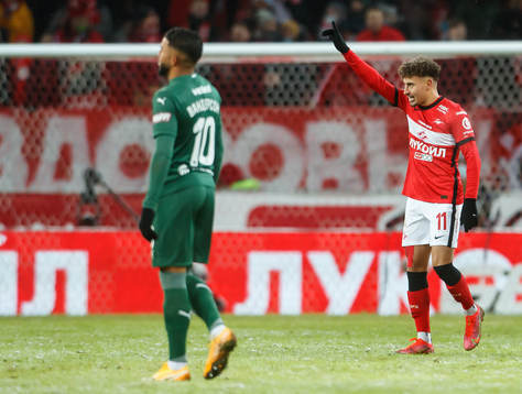 Jordan Larsson of Spartak Moscow