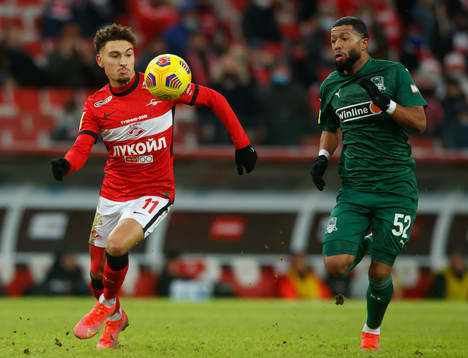 Jordan Larsson of Spartak Moscow